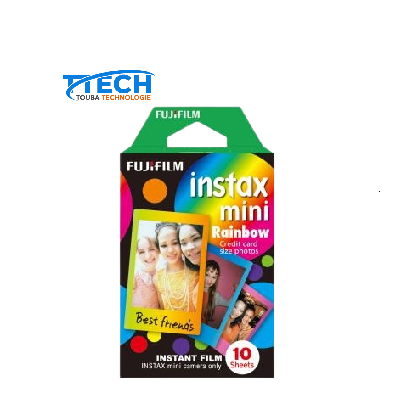 10 Cartouche Fujifilm intax mini Rainbow